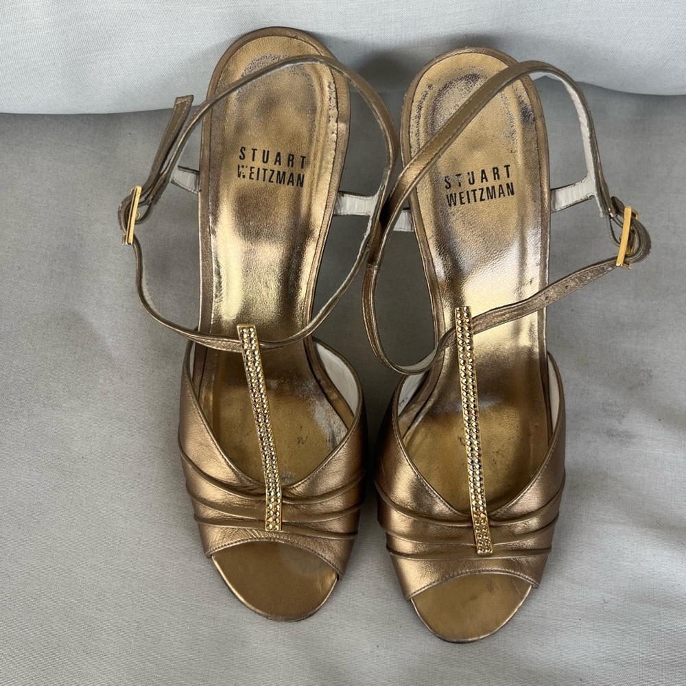 Stuart Weitzman Women's Bronze Heels